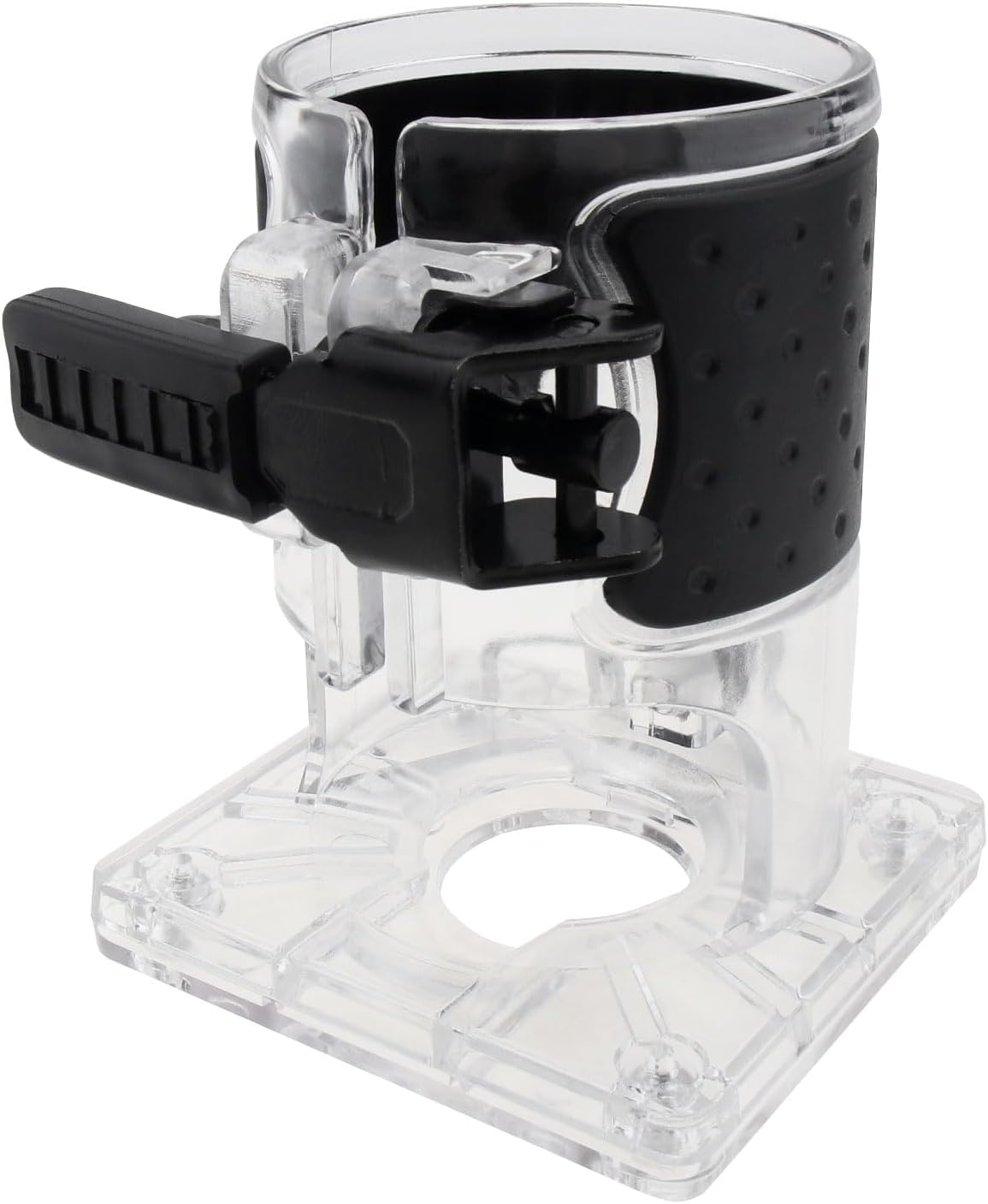 – Electric Trimmer Router Base Quick Fixation Durable Trimming Milling Machine Accessorie Compact Wood Router Base Cover Case