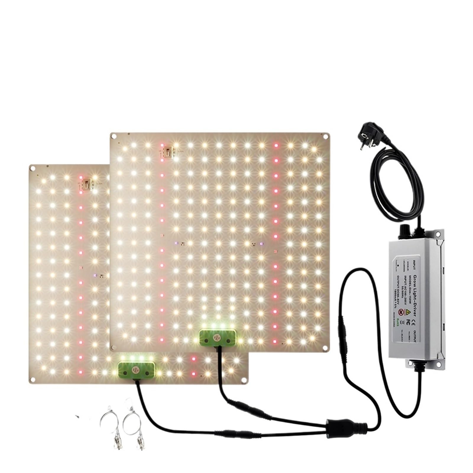 Lámpara de Cultivo, Luz LED de Cultivo Regulable de Espectro Completo, lámpara cuántica con Chip LM281B, 65W, 85W, 100W, 120W, 150W, for Plantas con Modo Veg/Bloom(QBXK1500Pro)