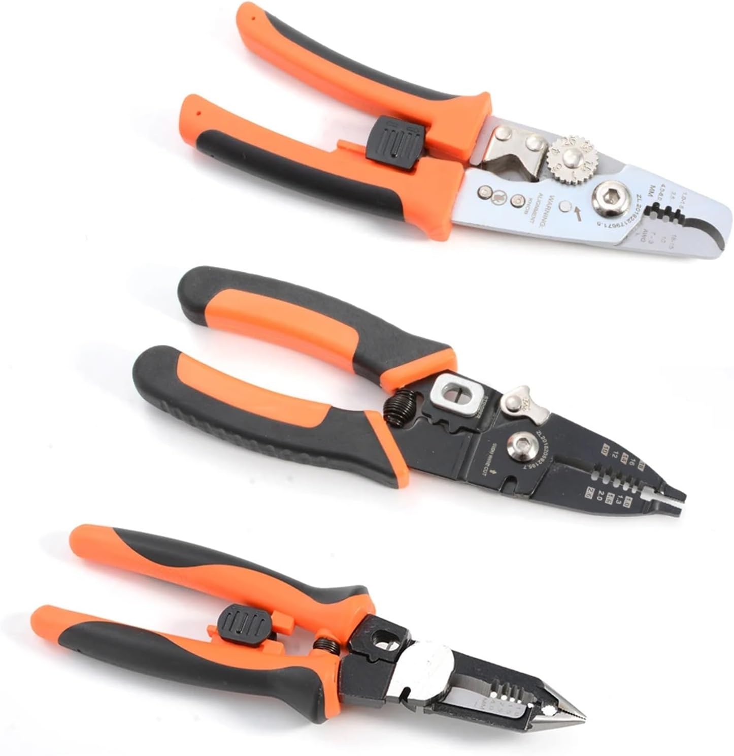 Multi Pliers Crimping Plier Multi Tool Wire Stripper Multitool Functional Snap Ring Terminals Crimper Wire Tool Plier Hand Tools (Color : MT-119)