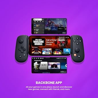 Backbone One Mobile Gaming Controller for iPhone - Turn Your iPhone into a Handheld Gaming Console - Play Xbox, Playstation, COD Mobile, Apple Arcade & More [1 Month Xbox Game Pass Ultimate Included]