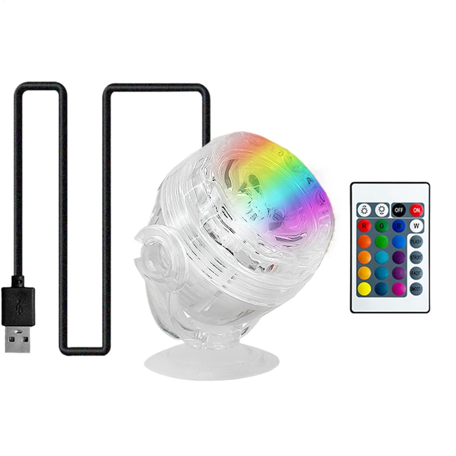 Submersible LED Fish Tank Light, 6 Color Changing Pool Lights, IP68 Waterproof Spotlight, Small Water Light for Aquarium, Ideal for Fish Tank Decoration and Nighttime Lighting