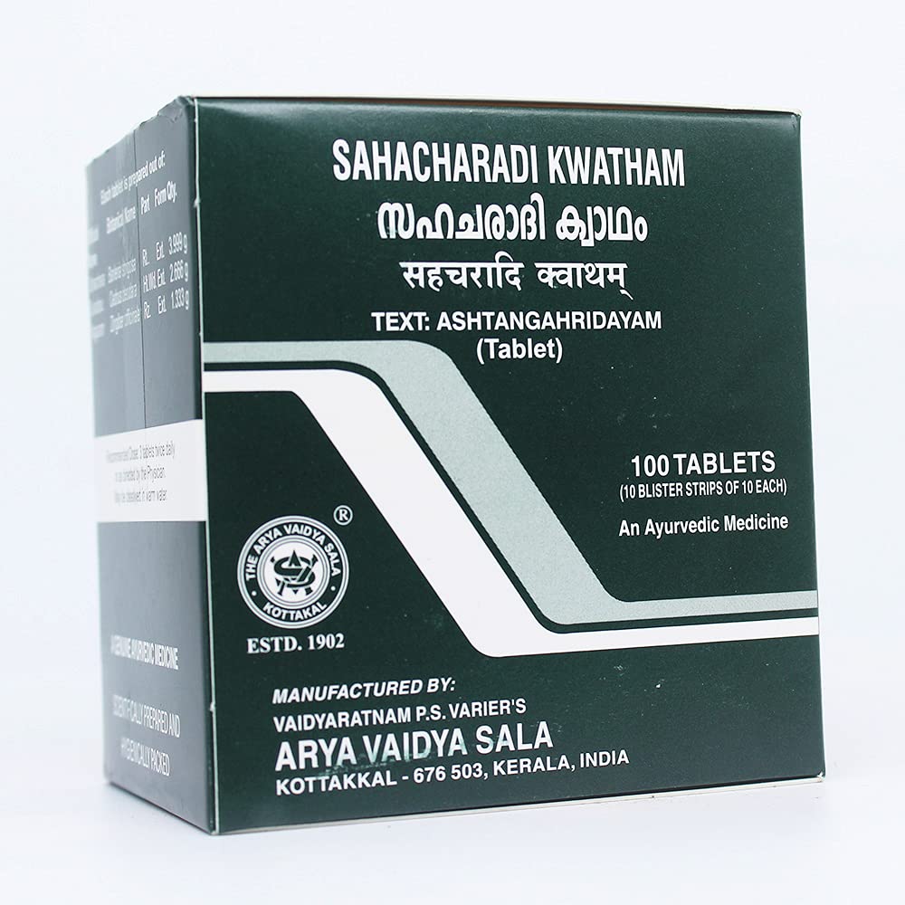 | Sahacharadi Kwatham (Tablet)-100 tablets (Pack of 1) | Of Arya Vaidya Sala Kottakkal