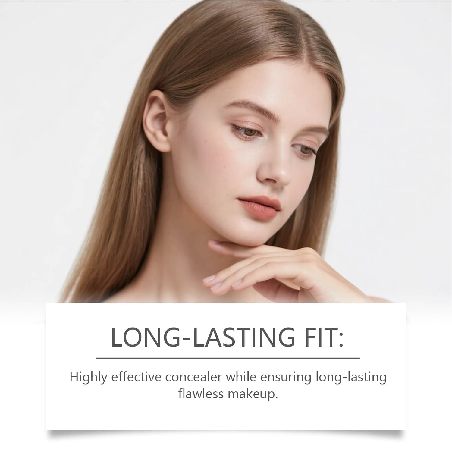 Under Eye Brightener Concealer,Effectively Cover Dark Circles,Eye Brightener Powder,Concealer Correct and Conceal Imperfections, for All Skin Types Longwear (3Pcs)