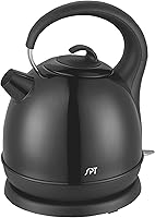 Vista 1 de SK-1715B: Hervidor eléctrico inalámbrico inoxidable - Negro