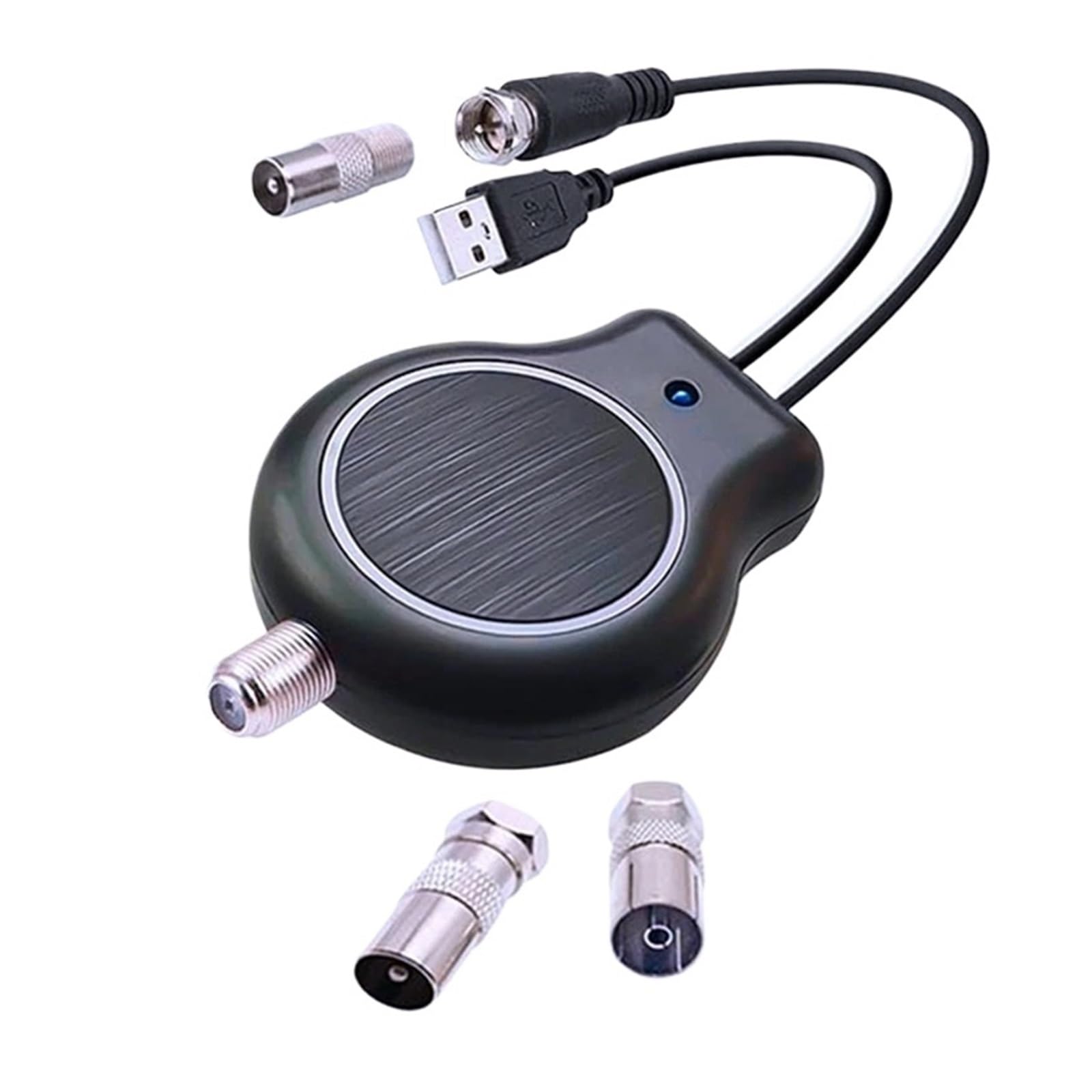 Amplificador De Señal Instalación Rápida For Exteriores O Interiores HDTV Digital HD FM DVB Alimentado Por USB 32DBI Cobertura más amplia