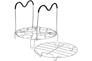 8-Quart Instant Pot Trivet: Elevate Your Culinary Adventures with Steaming and Nonstick Convenience