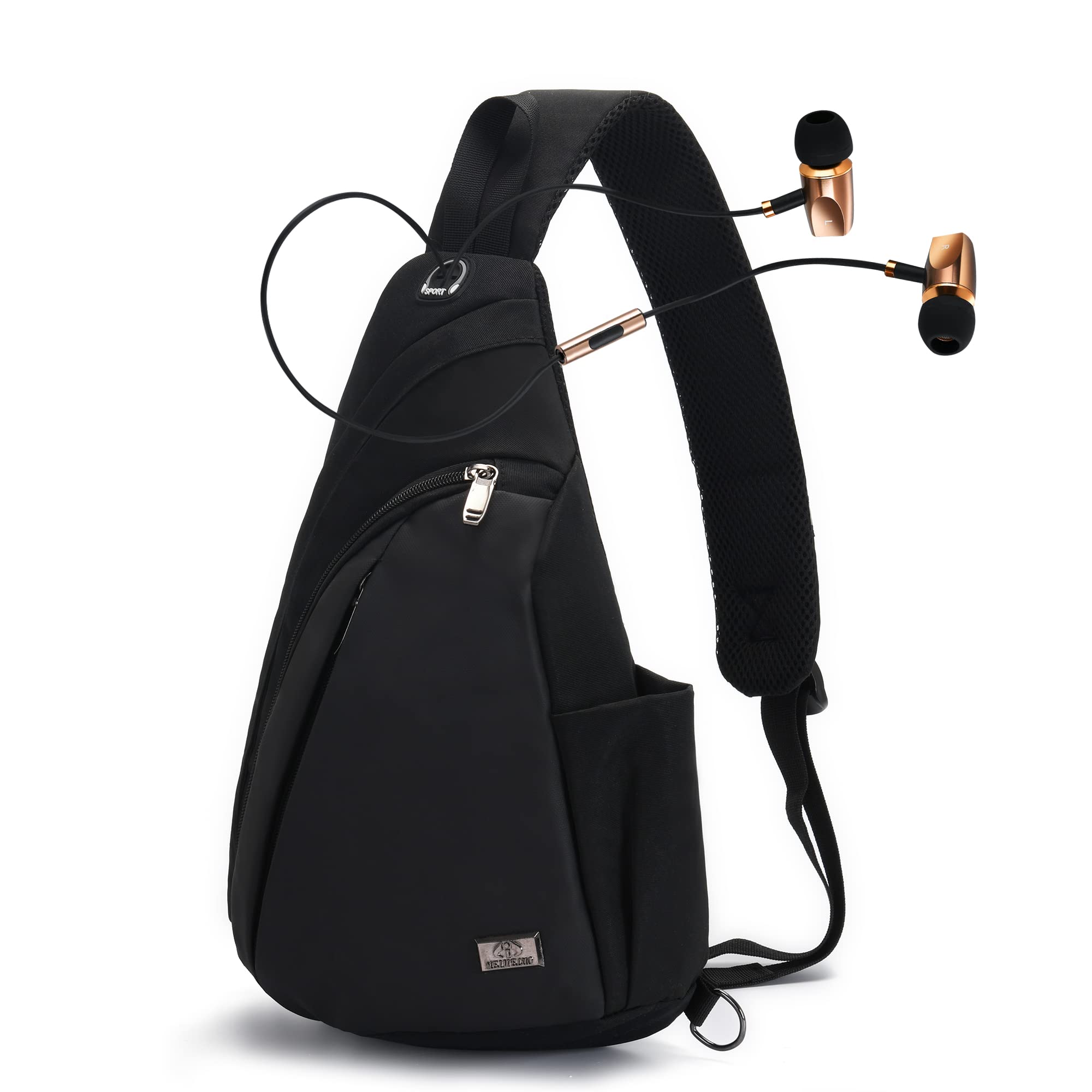 Sling Bag Impermeable para Hombre y Mujer, Bolsa de Pecho Cruzada para Deporte al Aire Libre