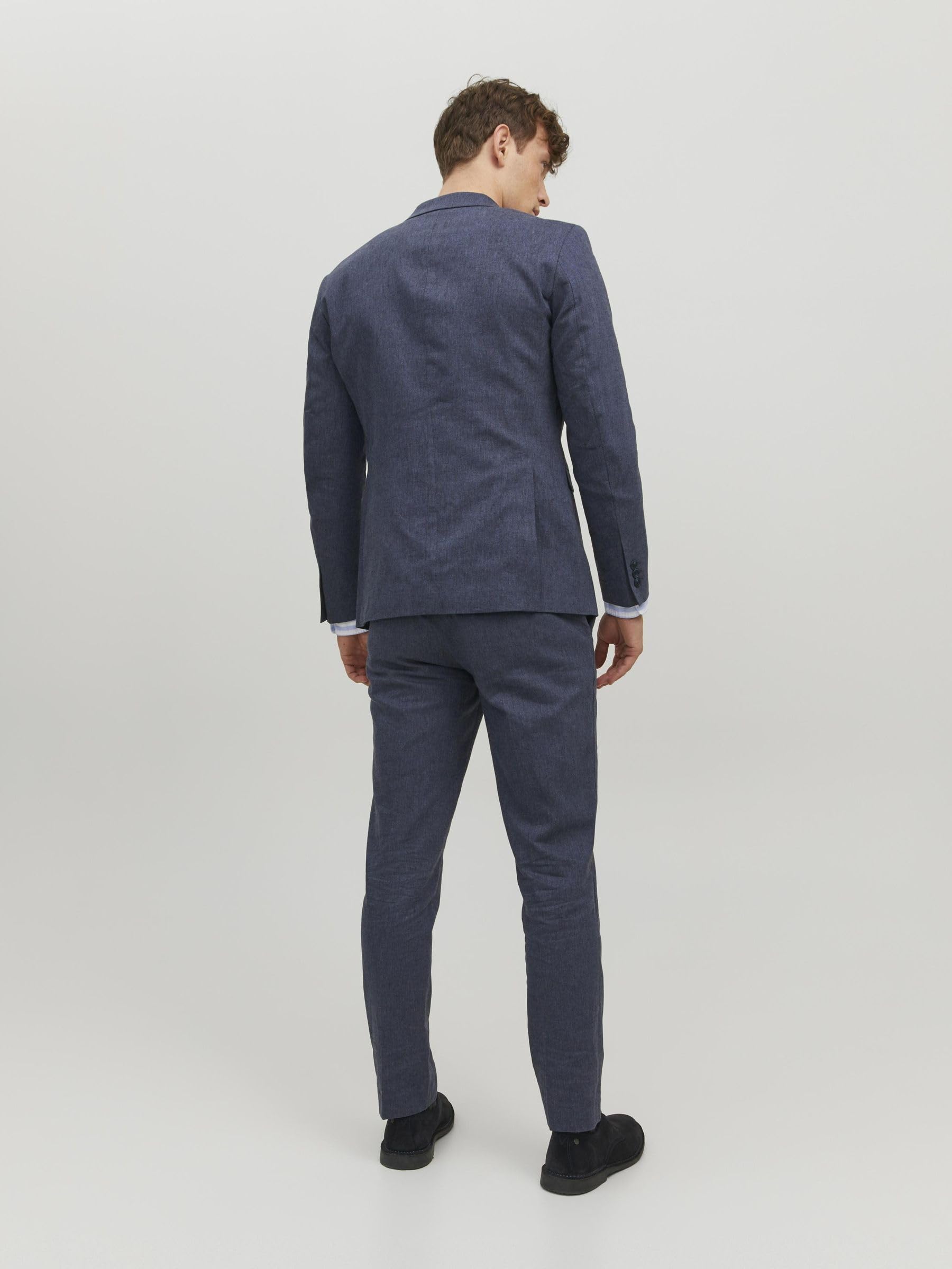 JACK & JONES Jprriviera Linen Trouser Slim Fit Sn - Garnitur — spodnie Mężczyźni