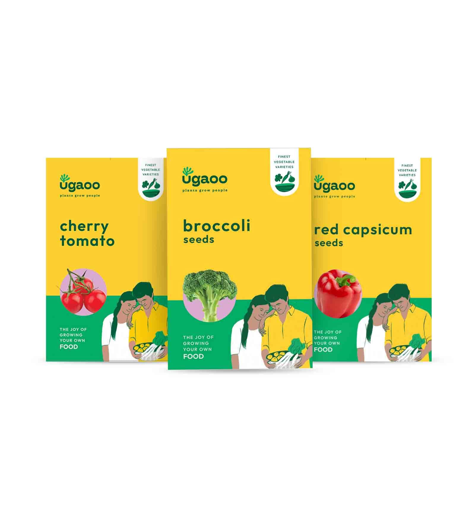 UGAOO Exotic Vegetable Seeds Combo Of Red Cherry Tomato, Broccoli, Red Capsicum (B09PLGPSV8) Amazon Price History, Amazon Price Tracker