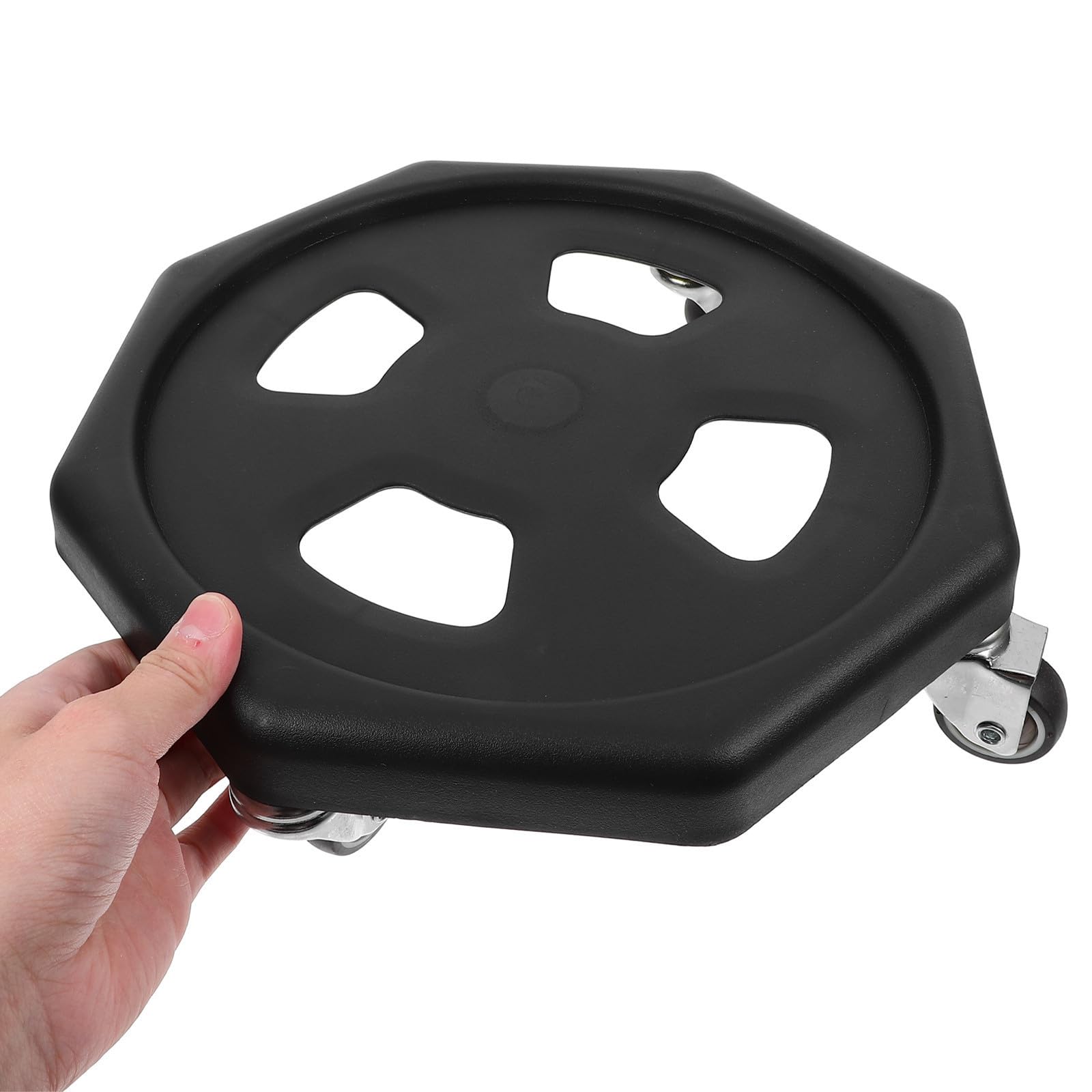 Beaupretty Discos Deslizantes de Entrenamiento Abdominal, Placa de Entrenamiento Abdominal, PP, Negro, Portátil, con Cojín para Rodillas, para Ejercicio en Casa Color Color Aleatorio