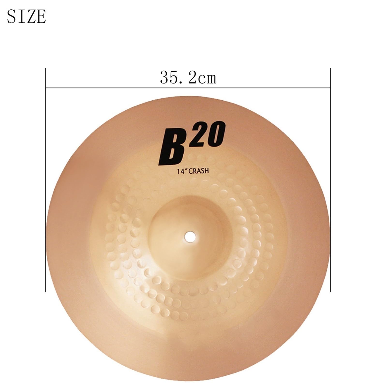 Piatti Per Batteria Piatto Per Batteria B20 In Bronzo Fosforoso Piatto Per Batteria 8/10/12/14/16/18/20 Pollici Charleston(14 Inch)