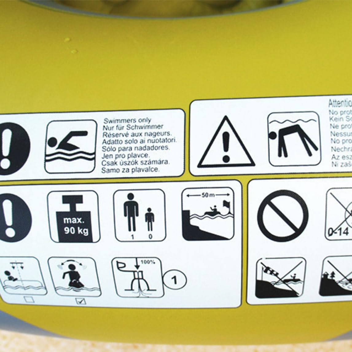 Barca Gonfiabile Set Barca Gonfiabile Barca Gonfiabile Set di canotti addensati per Bambini Giallo Una Persona