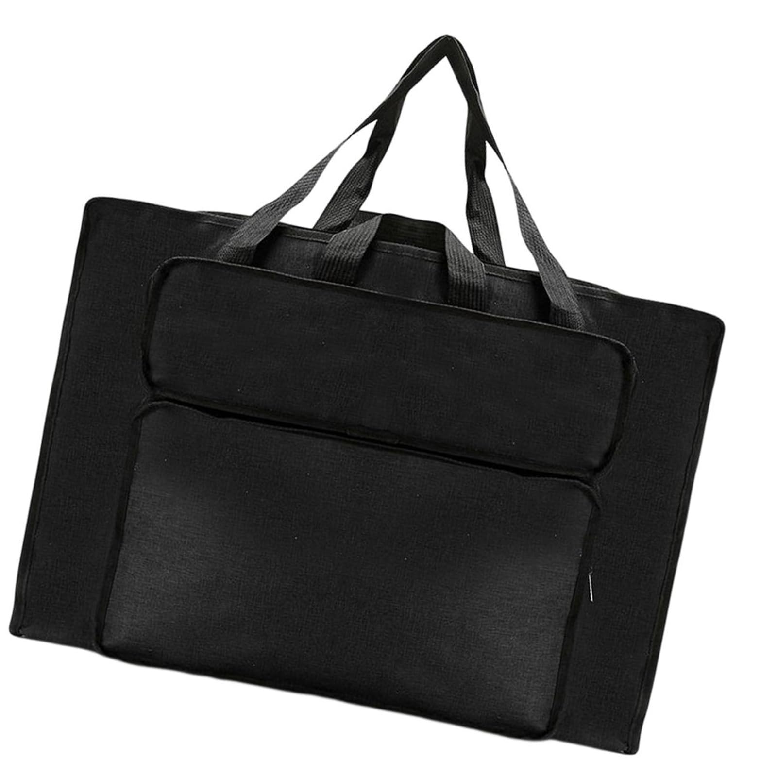 Borsa per il trasporto del tavolo da disegno, resistente all'acqua, custodia per il trasporto di artisti, per pittura su tela, poster, Nero