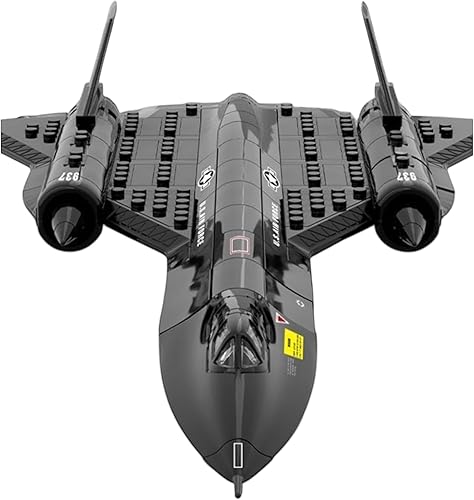Miniatura 6 de General Jim's SR-71 Blackbird - Juego de construcción – Modelo militar de 183 piezas para entusiastas de la aviación, pantalla de 17.2 pulgadas,