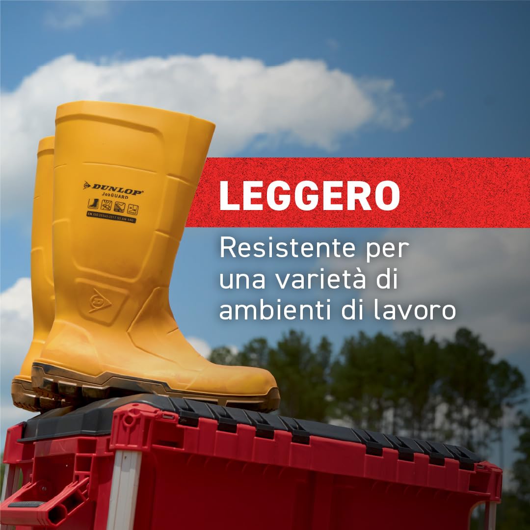 DUNLOP Protective Footwear, NA2KL01, JobGUARD S5, Patrimonio Verde, Taglia 41 EU