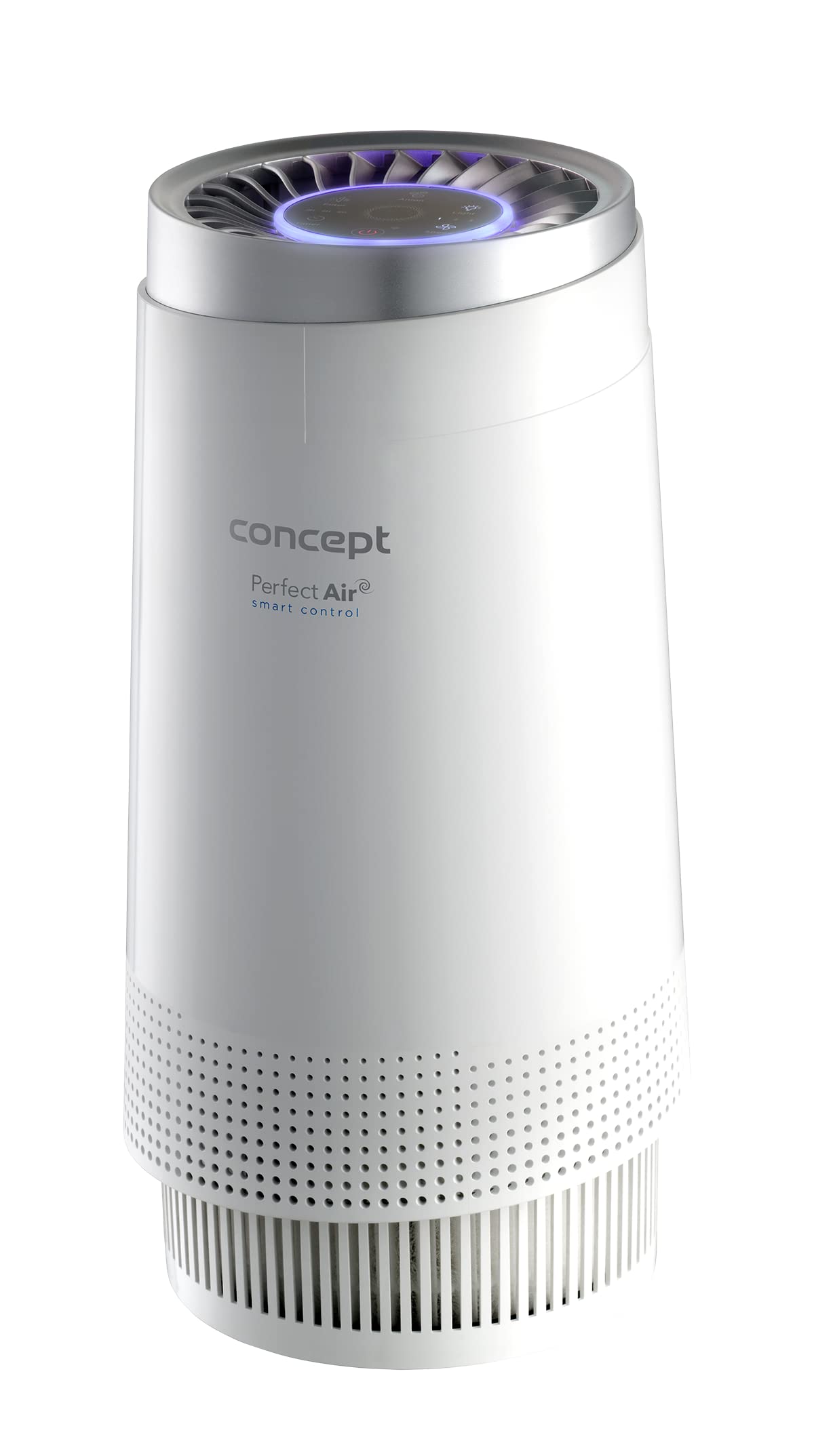 Concept Perfect Air Smart CA1010 - Purificatore d'aria con tre livelli di filtro dell'aria HEPA-13, filtro a carbone, ionizzatore, circolazione dell'aria: 130 m³/h, adatto per ambienti fino a 20 m²