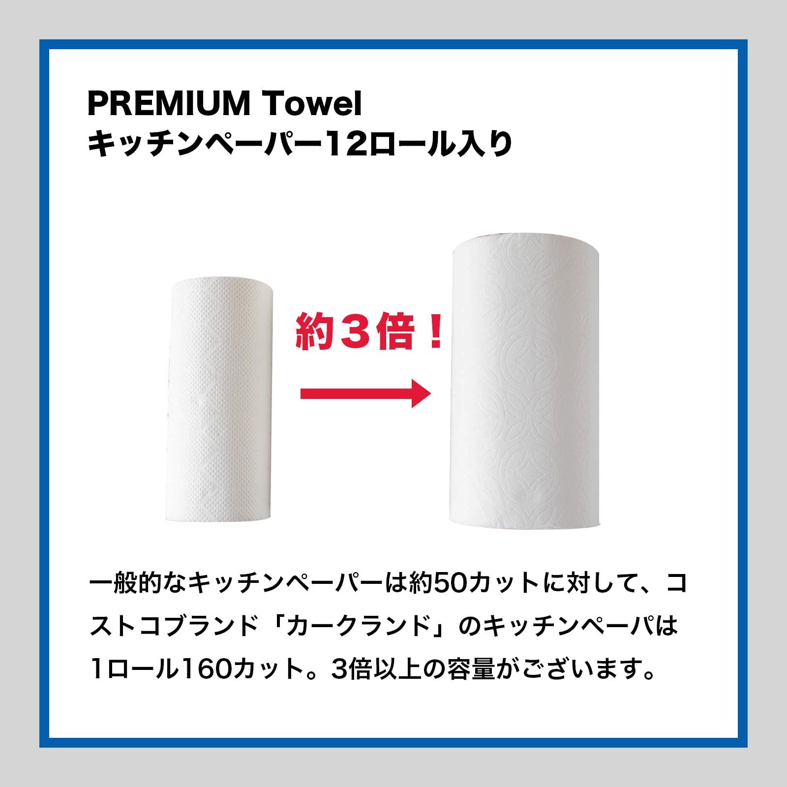 カークランド キッチンペーパー 18本 tower タワー(山崎実業) マグネットキッチンペーパーホルダー