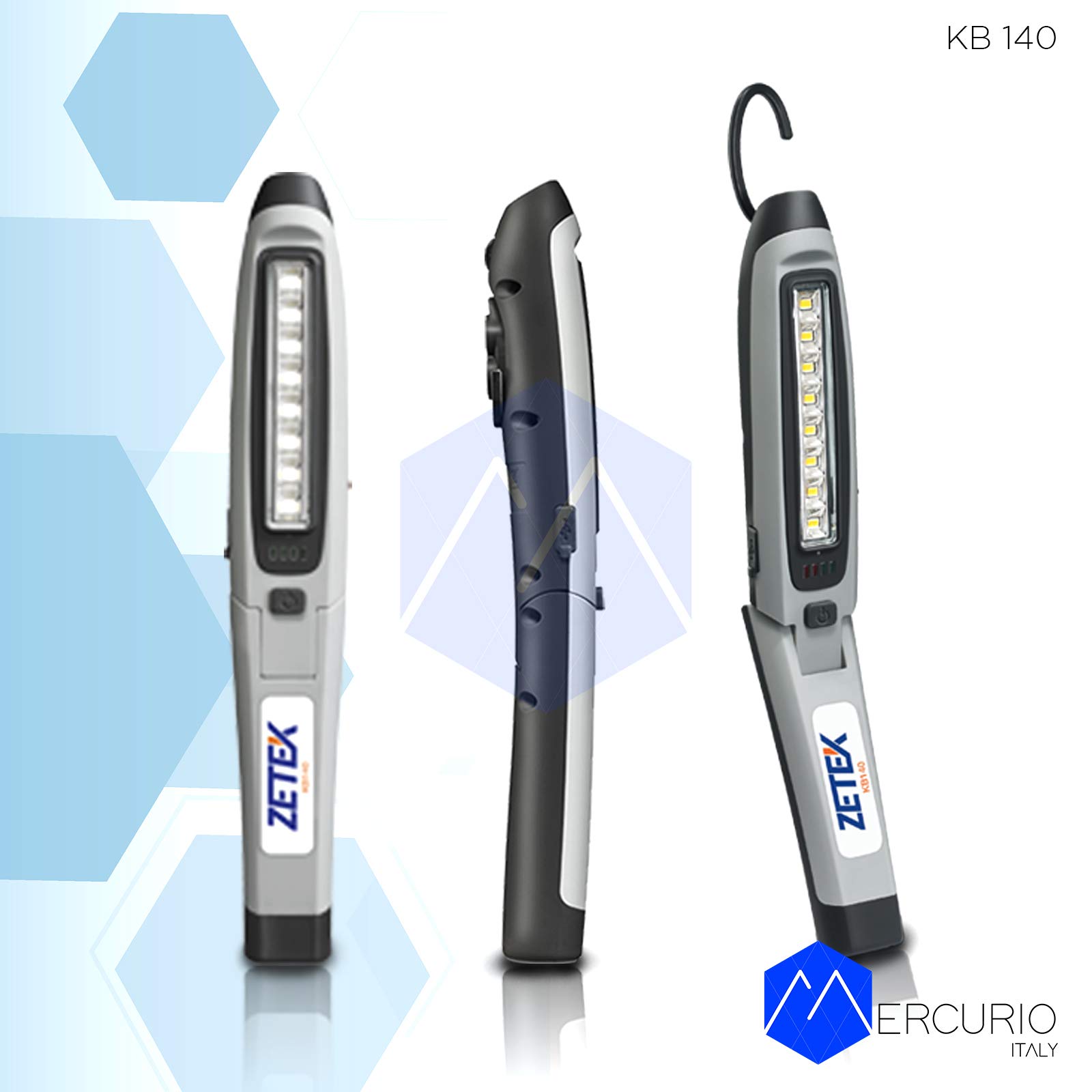 ZETEK KB 140 - Lámpara LED recargable - by Zeca