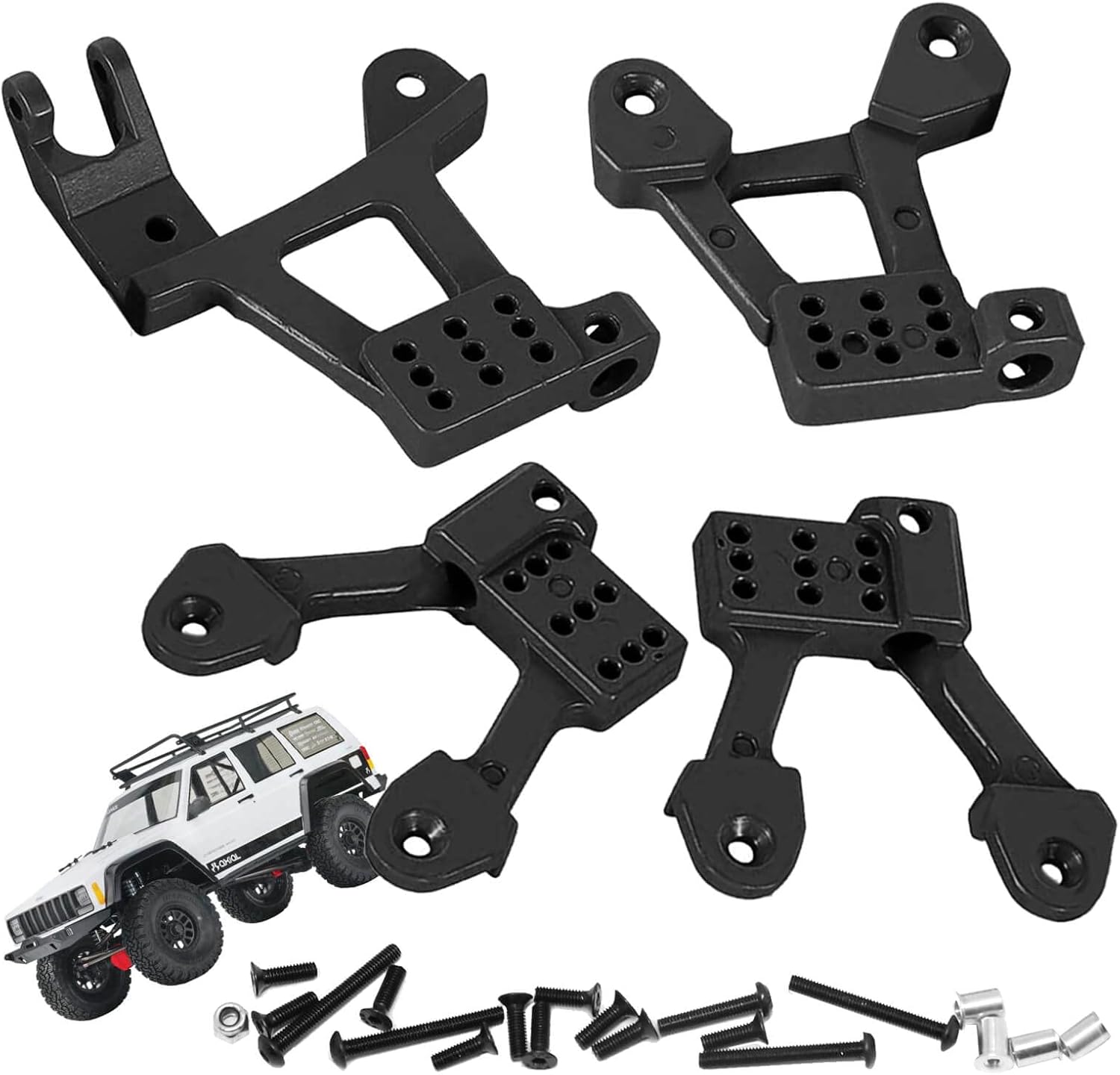 RCMYou RC Shock Tower Shock Hoops Upgrades Part for 1/10 Axial SCX10 II 90046 90047