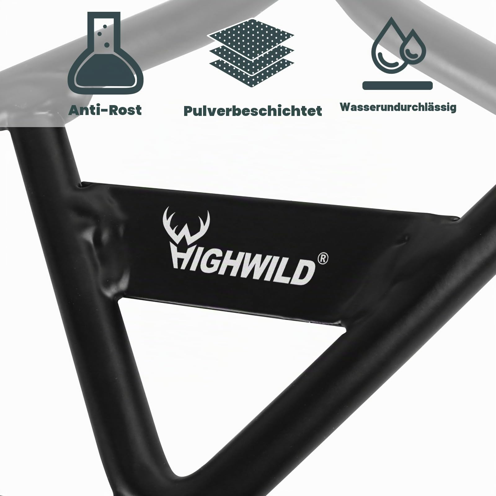 Highwild Gambrel und Hebe-Set zum Aufhängen, mit Riemenscheiben und Seil, 725 kg