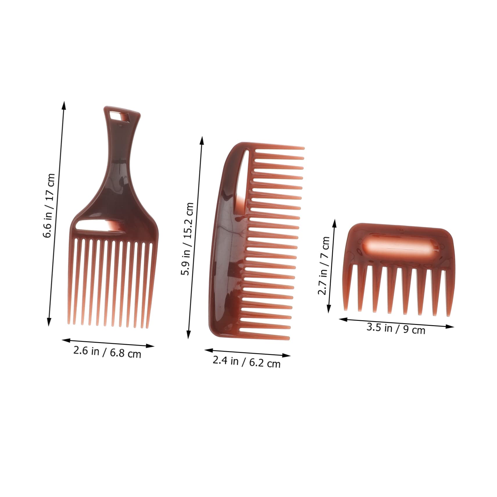 FOMIYES 12stücke Teiliges Breiter Zahnkamm Für Friseure Anti-statik Haarkamm Für Einfaches Entwirren Ergonomischer Kamm Für Männer Und Frauen Für Haarschnitt Und Styling