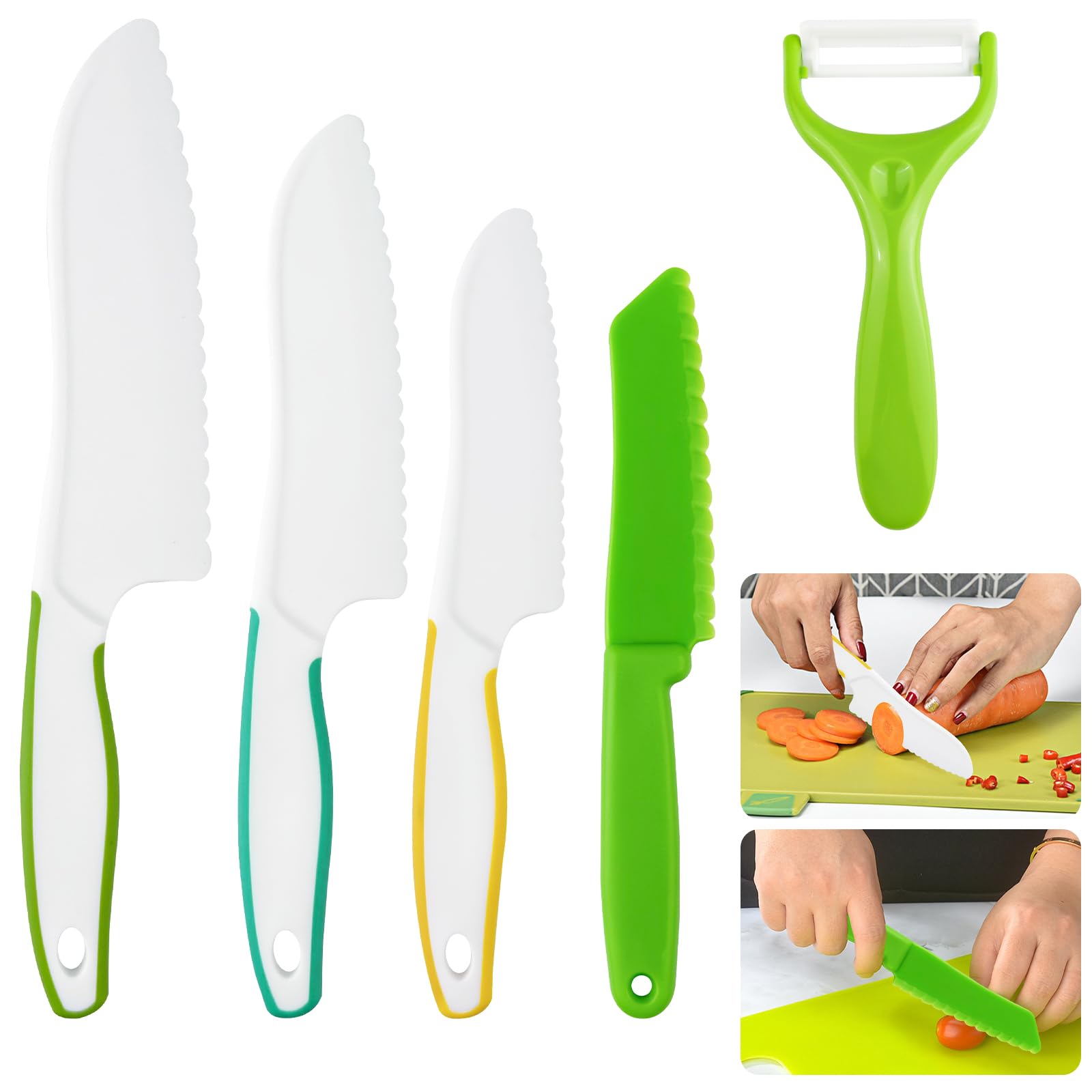 Couteau Enfant,Couteau Cuisine Enfant,Kiddy Cutter,Couteau Plastique