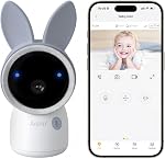 Arenti 4MP Caméra bébé, 2.4G & 5G Wi-Fi Baby Monitor avec application téléphonique, Temp & Capteur d'humidité, lumière de nuit & Lullabies, Audio à deux voies, Vision nocturne, 6X Zoom, mouvement & Détection de Cry, mode de confidentialité