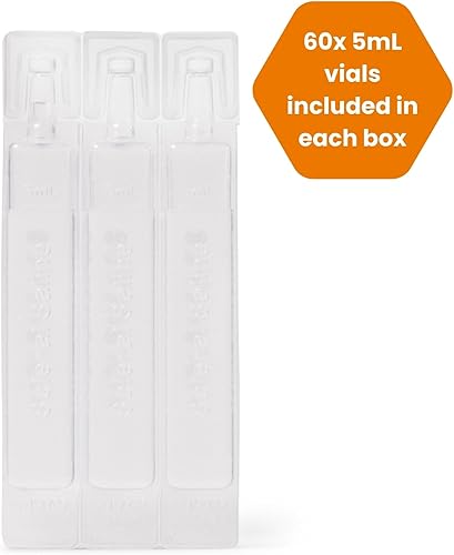 Miniatura 2 de Tangible Fill Solución salina para lentes de contacto esclerales y rígidas permeables a gases, de un solo uso, 0.2 fl oz (paquete de 60)