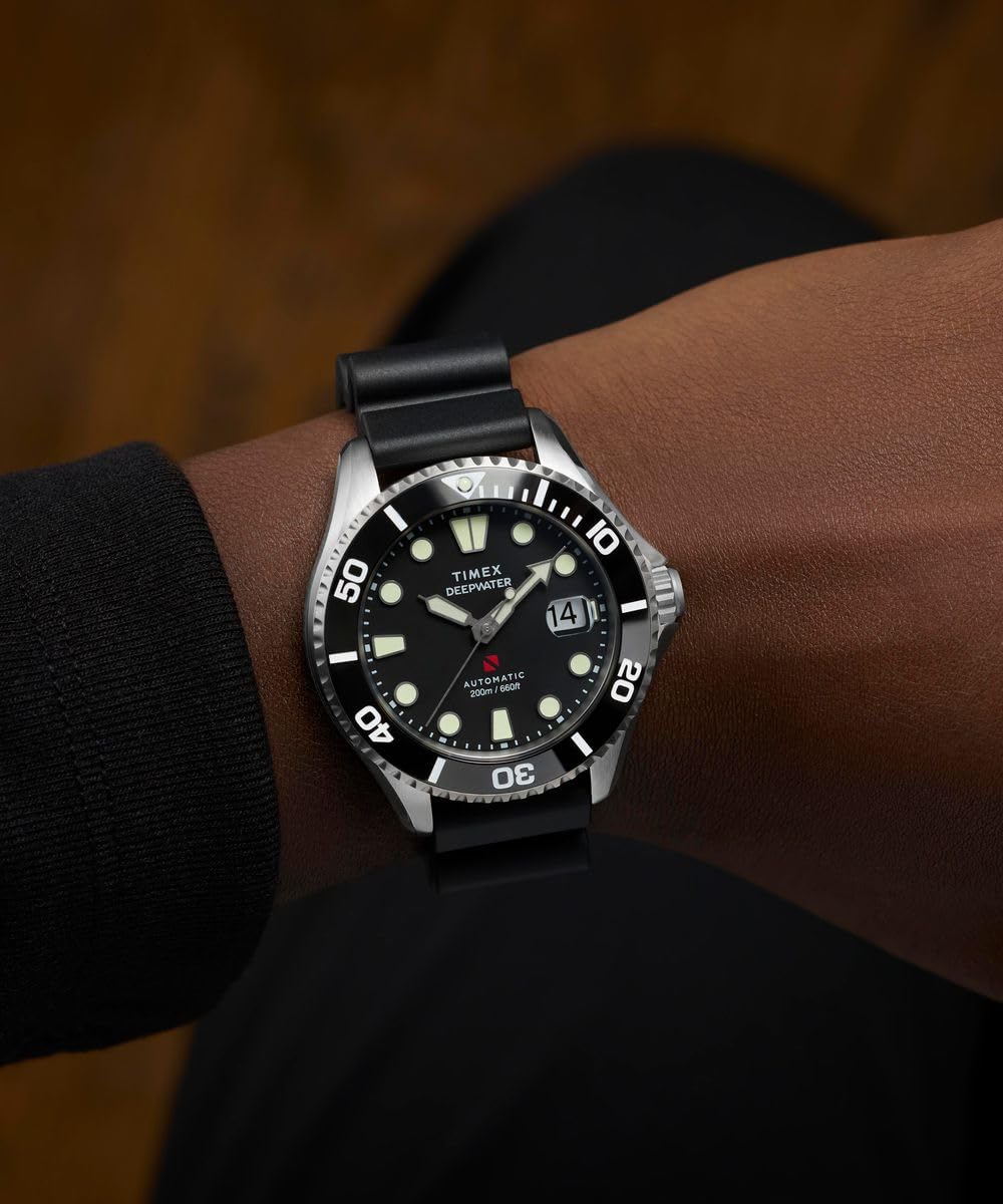 Timex Męski analogowy automatyczny zegarek na rękę Deep Water Meridian