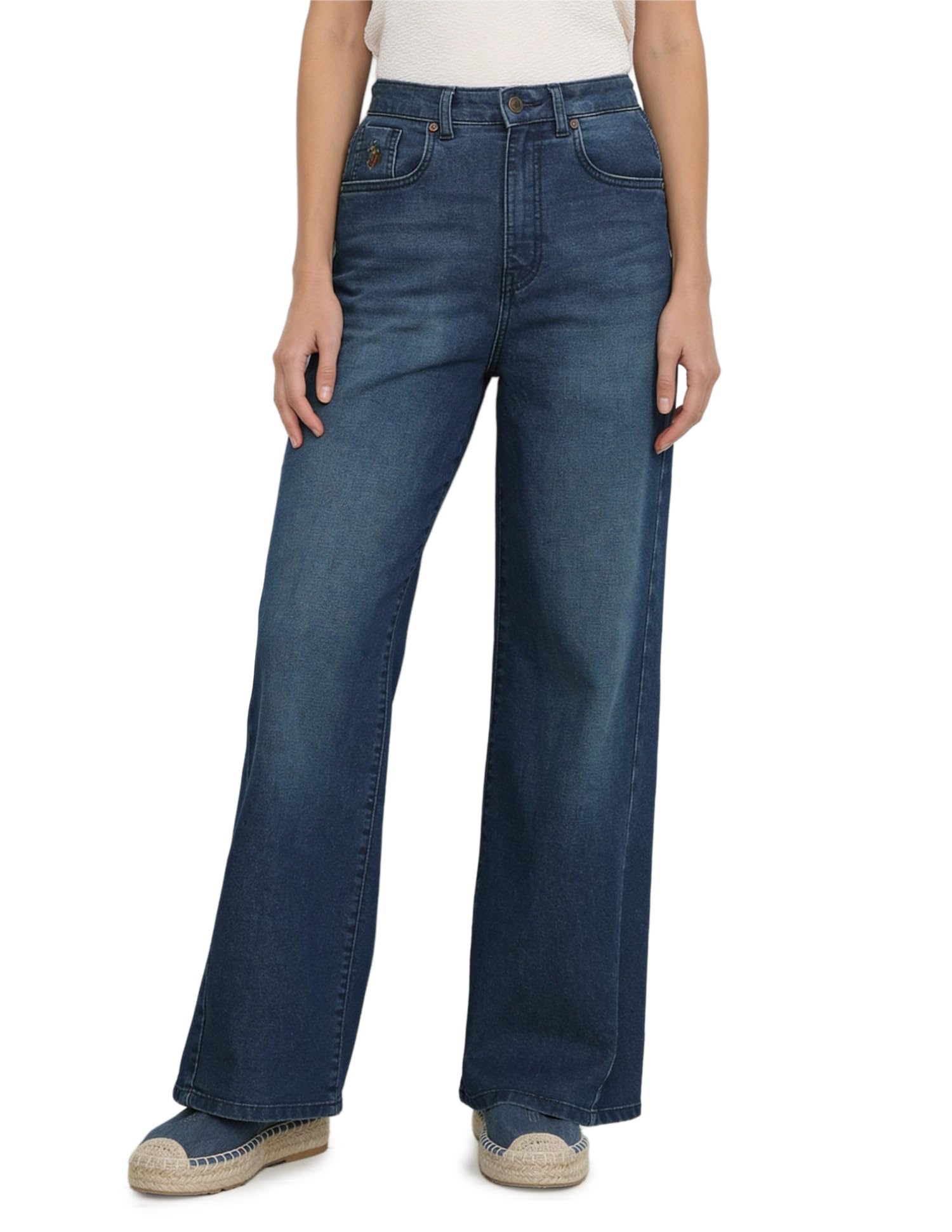 High Rise Flared fit Jeans-image-16