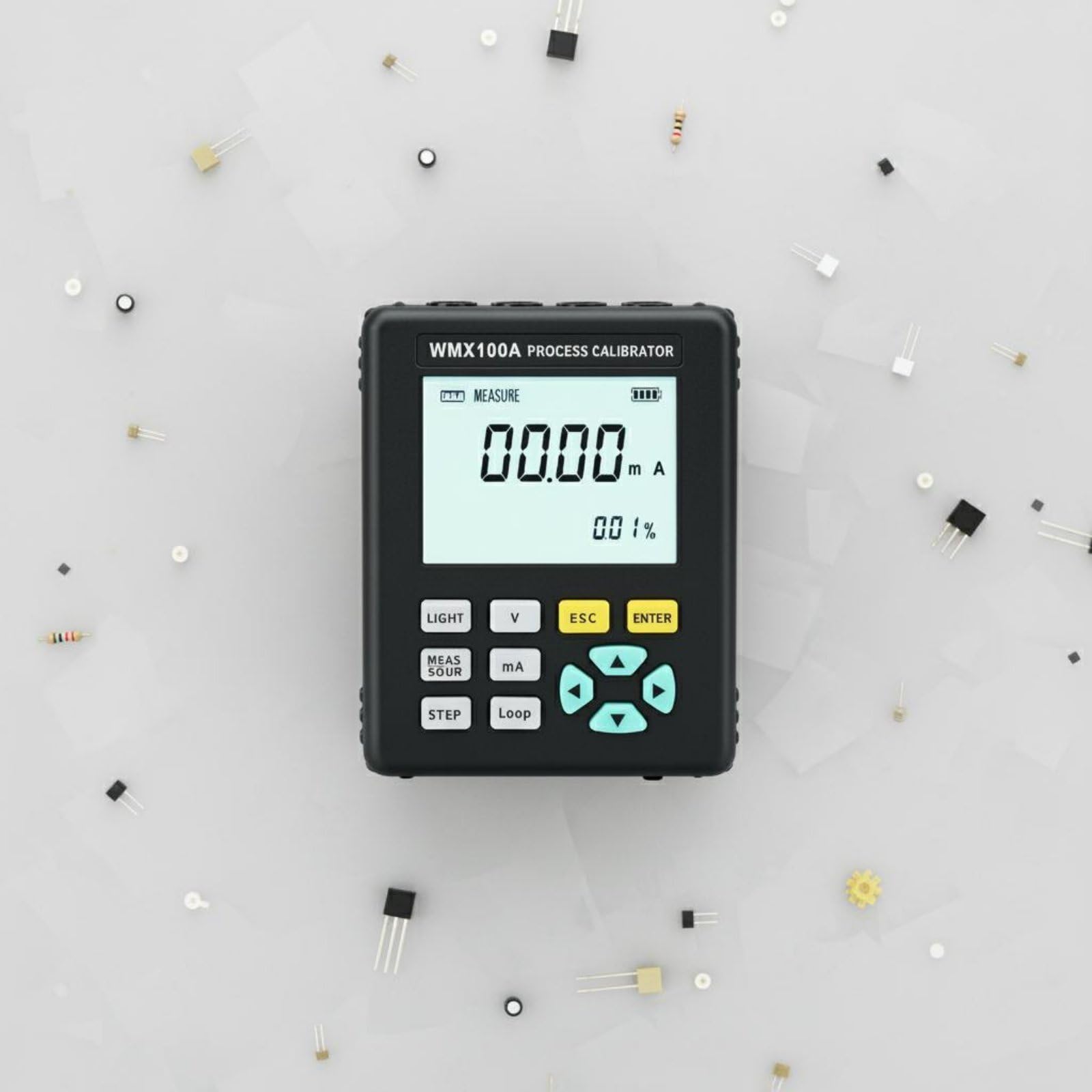 Generador de Señal Probador Equipo de Prueba Multifunción con Salida Precisa y Medición de Voltaje Corriente Diseño Ergonómico Portátil y Pantalla de, Wmx100b