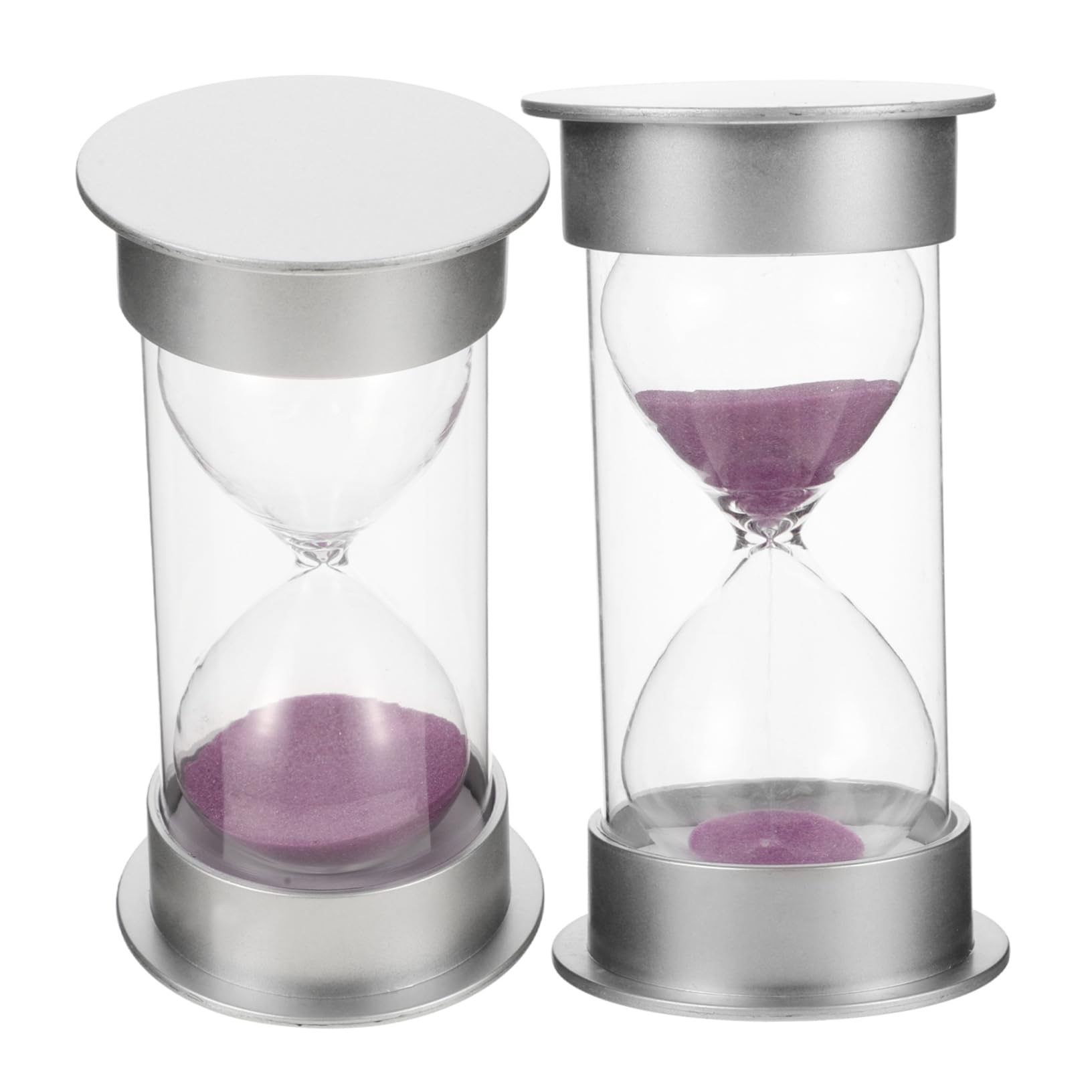 BESPORTBLE 5 Sätze Farbige Sanduhr 20-Minuten-Sanduhr Sanduhr- 20 Minuten Sanduhr Tisch-Sanduhr Desktop-Sanduhr-Ornament 20 Minuten Timer Glas Mit Hohem Borosilikatgehalt 2 Stück * 5
