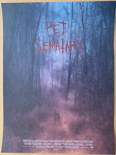 Movie Poster PET SEMATARY 1 Cara ORIGINAL Mini Hoja 18x24 STEPHEN KING