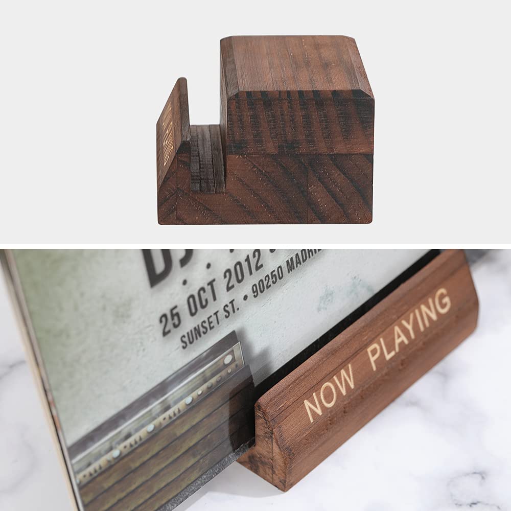 Espositore per dischi in vinile, per mostrare la copertina del disco che stai suonando, supporto dal design minimalista ed elegante, compatibile con tutti i CD ed LP