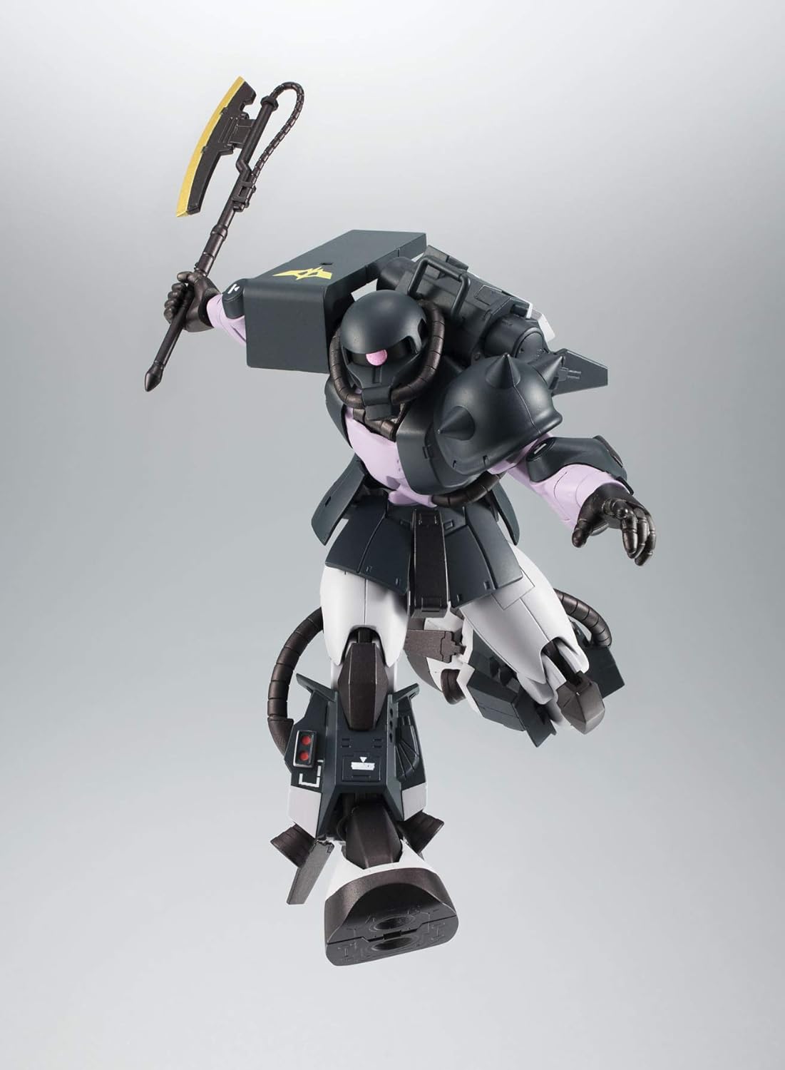 TAMASHII NATIONS Bandai Tamashii Nations Robot Spirits MS-06R-1A Zaku II High Type -Black Tri Stars- ver. A.N.I.M.E. "Mobile Suit Gundam" Action Figure