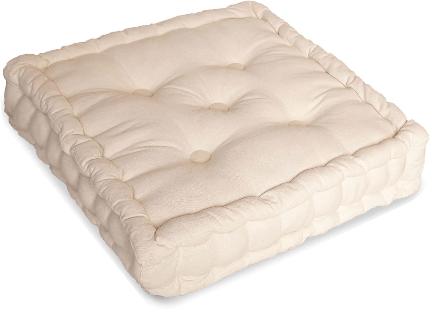 Coussin Rehausseur Carré En Polaire - 45x45x10 Cm - Pour Chaise, Fauteuil - Confort Dos Et Hanches - 13