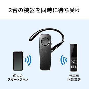 Amazon | サンワサプライ(Sanwa Supply) 防水Bluetooth片耳