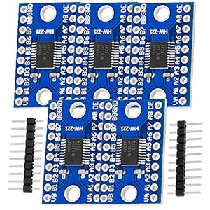 AZDelivery 5 x TXS0108E Logic Level Converter 8 kanaal compatibel met Arduino en Raspberry Pi Inclusief E-Book!
