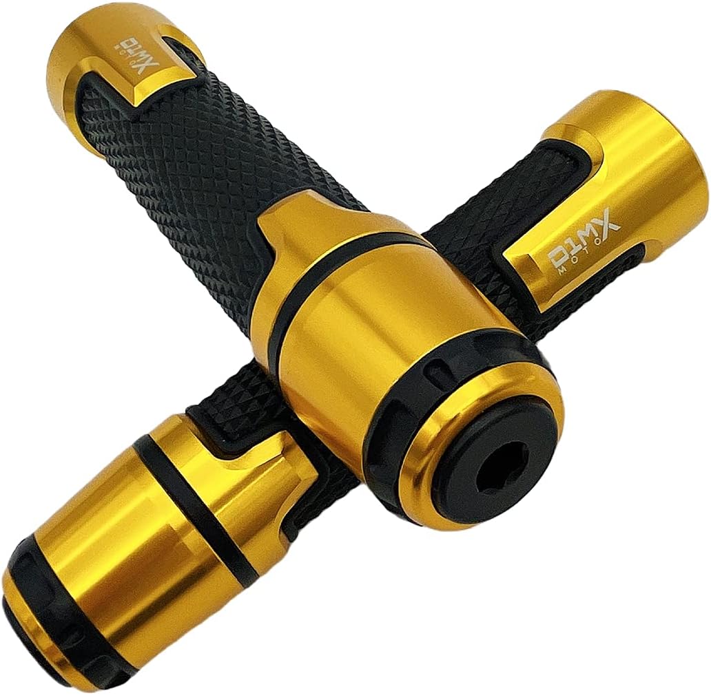 7/8'' 21.5mm 25mm Motorcycle CNC Aluminum Powersports Handlebar Grips with Grip Ends Fit for YZF R1 R3 R6 R25 R15 R125 600R : Automotive
