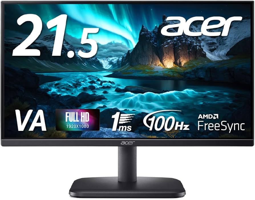 Amazon.co.jp: 日本エイサー Acer モニター AlphaLine EK221QHbi 21.5