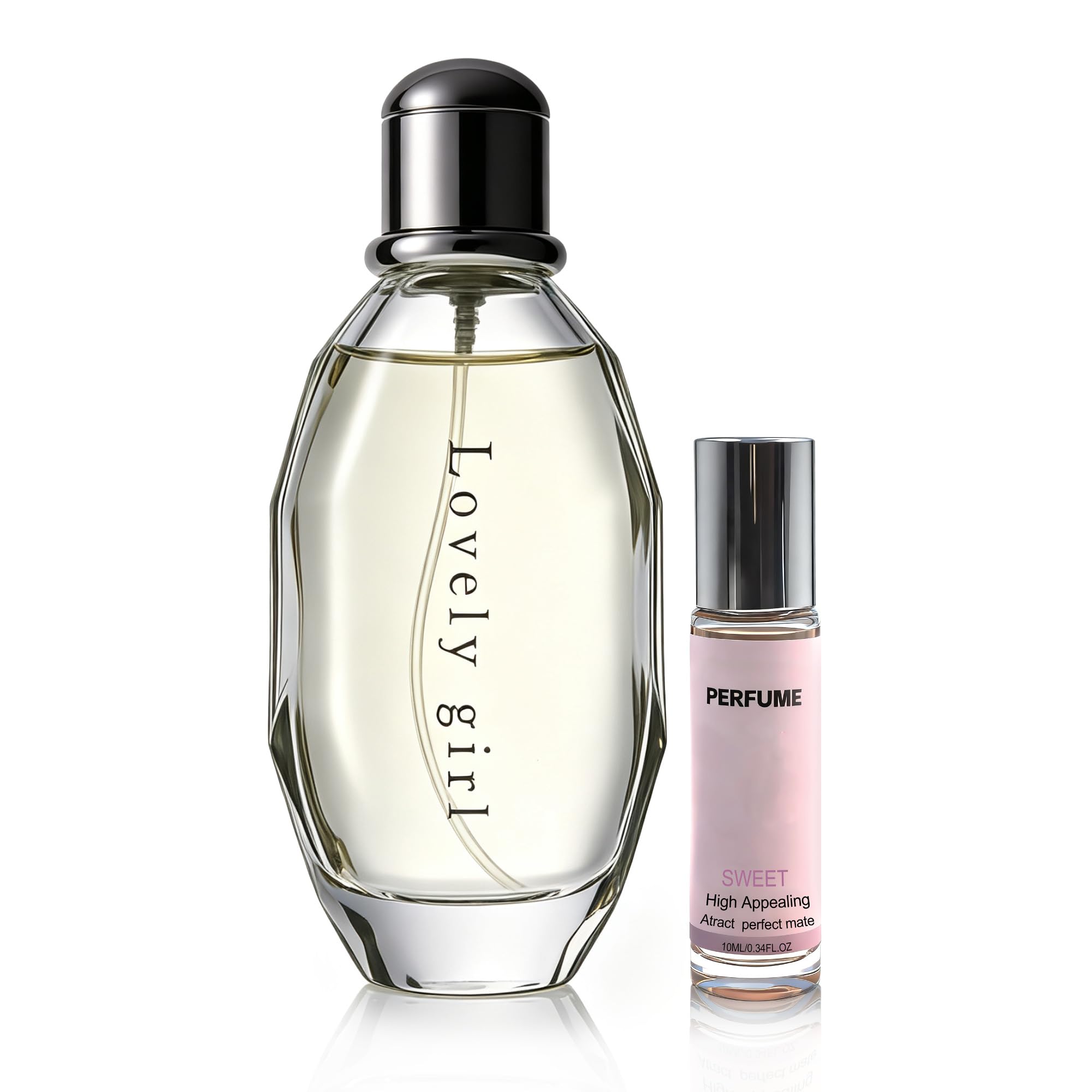 AFLUXE Lovely Girl Eau de Parfum for Women, Pheromone&Parfum Floral Fruity Clean Musk Per…