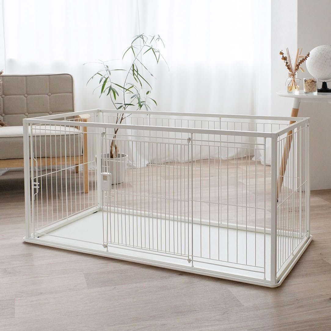 Amazon | リッチェル インテリアペットサークル 120-60 ホワイト 超