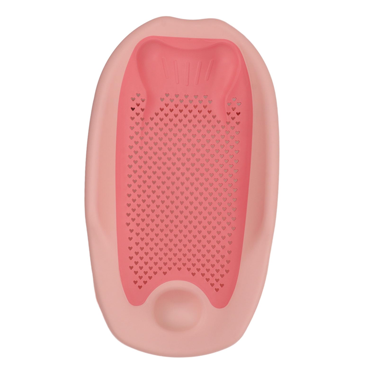 Supporto per Bagnetto, Supporto per Vasca da Bagno Pieghevole in Plastica Antiscivolo per Bagno per Neonati (PINK)