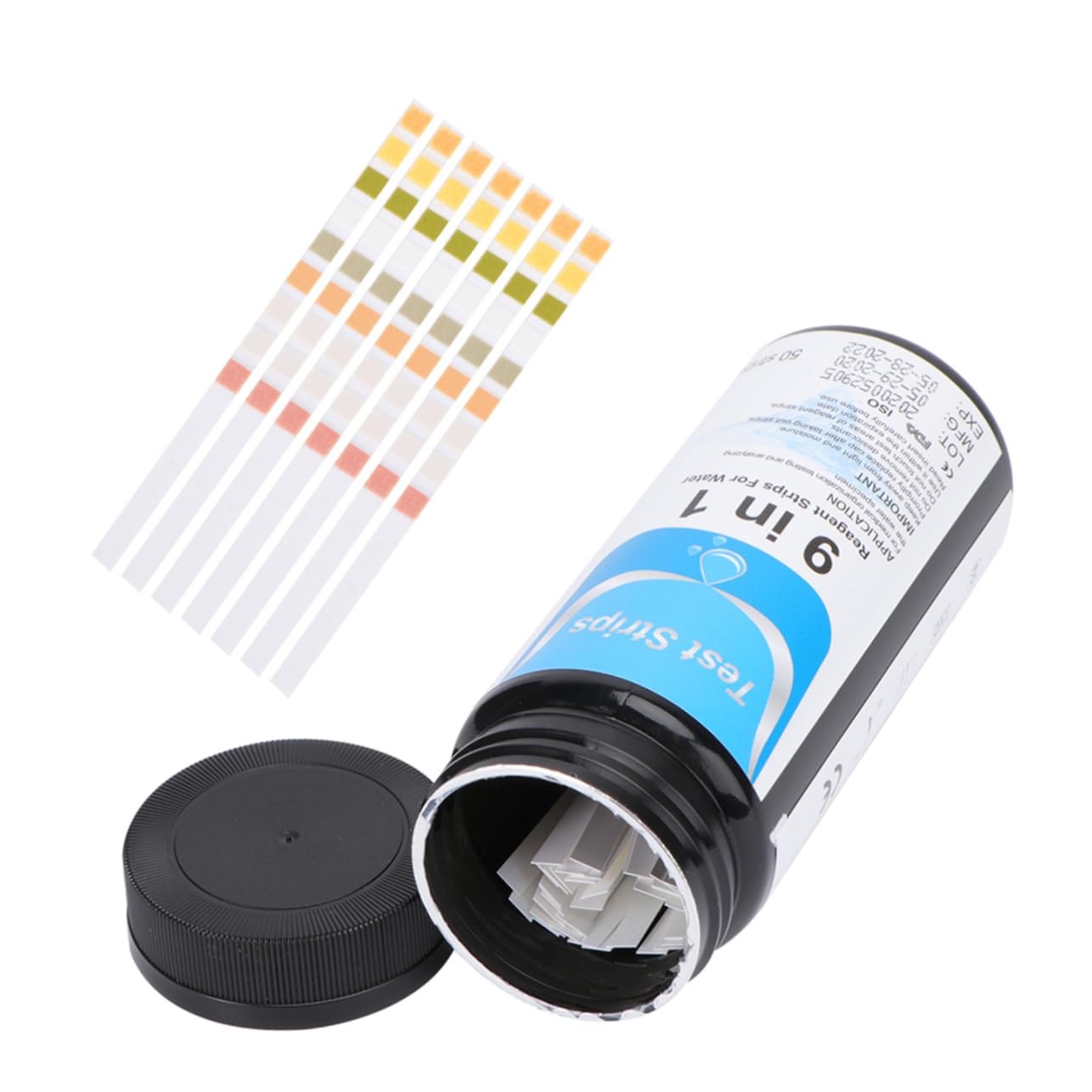 Cabilock 3 Sätze Wasserqualitätstest Ph-test Pool-teststreifen Wassertestpapiere Prüfen Pool Wasser Test Kit Ph Teststreifen Ph-testpapiere Ph Test Papier Colorful 50 Stück * 3