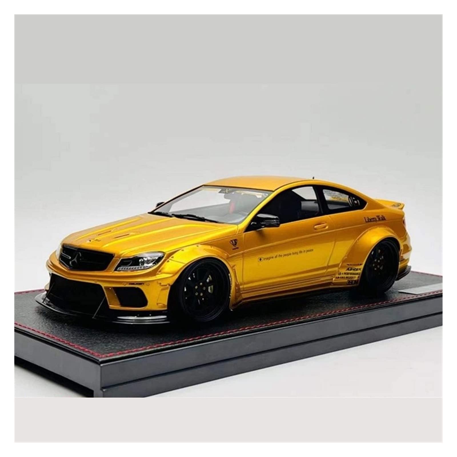 APLIQE Scale Model Vehicles for Mercedes-Benz C63 AMG W204 Resin Limited Simulation Collection Car Model Collection 1:18 Model Vehicles (Color : 1)
