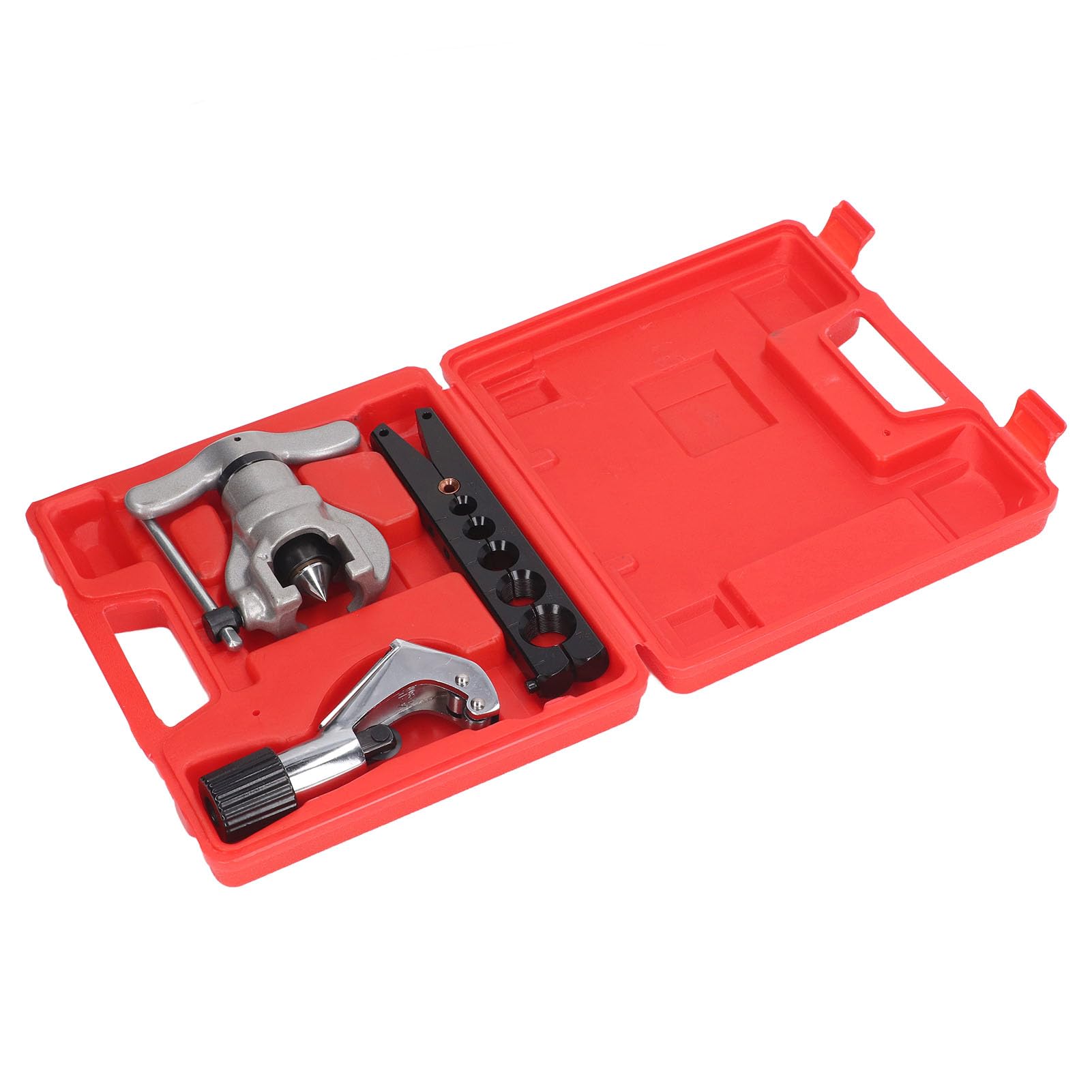 EIMSOAH Flaring Tool Kit, 3PCS Set Eccentric Cone Expander, Riveting Pipe Expander, 6 Holes Single Cleat Eccentric Flaring Tool, for Pipe Expansion