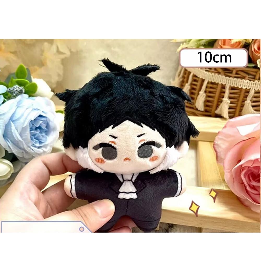 Zhongkaihua Dazai und Chuuya Plüsch-Figuren, Akutagawa BSD-Figuren, 3 Stück, Anime, niedlich, weich, gefüllt, 10 cm, für Anlässe, Dekorationen, Geschenke