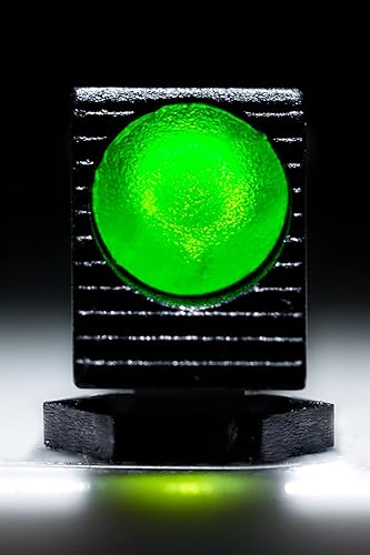 Miniatura 6 de HIVIZ Glock Overmolded Fibra Óptica Vista Frontal Táctica (Verde)