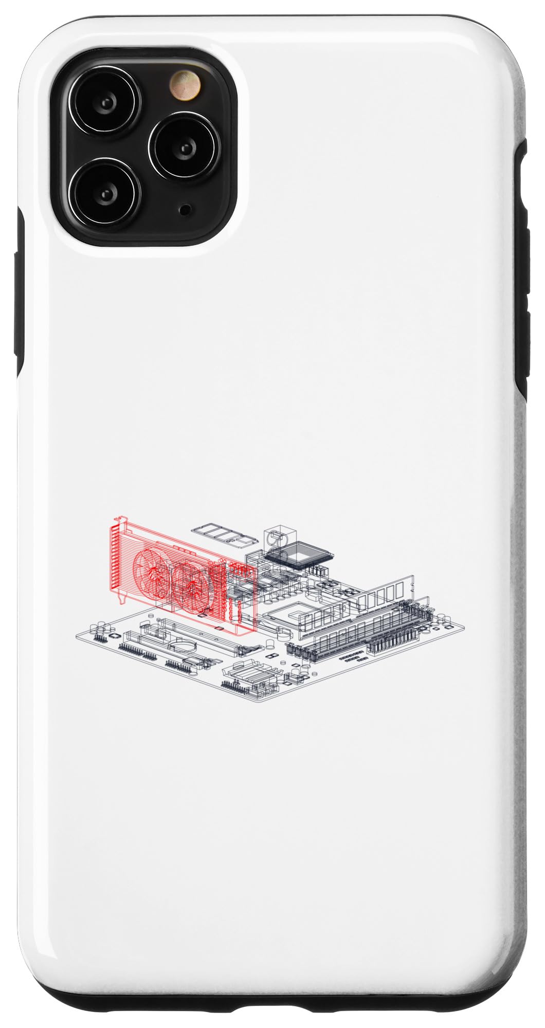Amazon.com: iPhone 11 Pro Max Graphics Card Wireframe, Computer