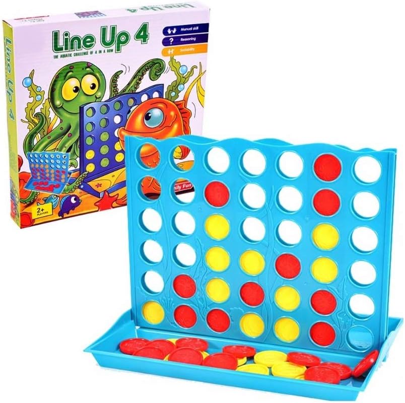 Bingo Line Up 4 Classic Logic Game Hukitech Logic Game Family Game